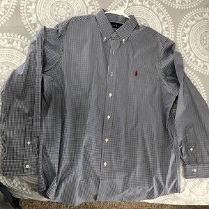 Polo Ralph Lauren Button Down XL Navy Worn Once